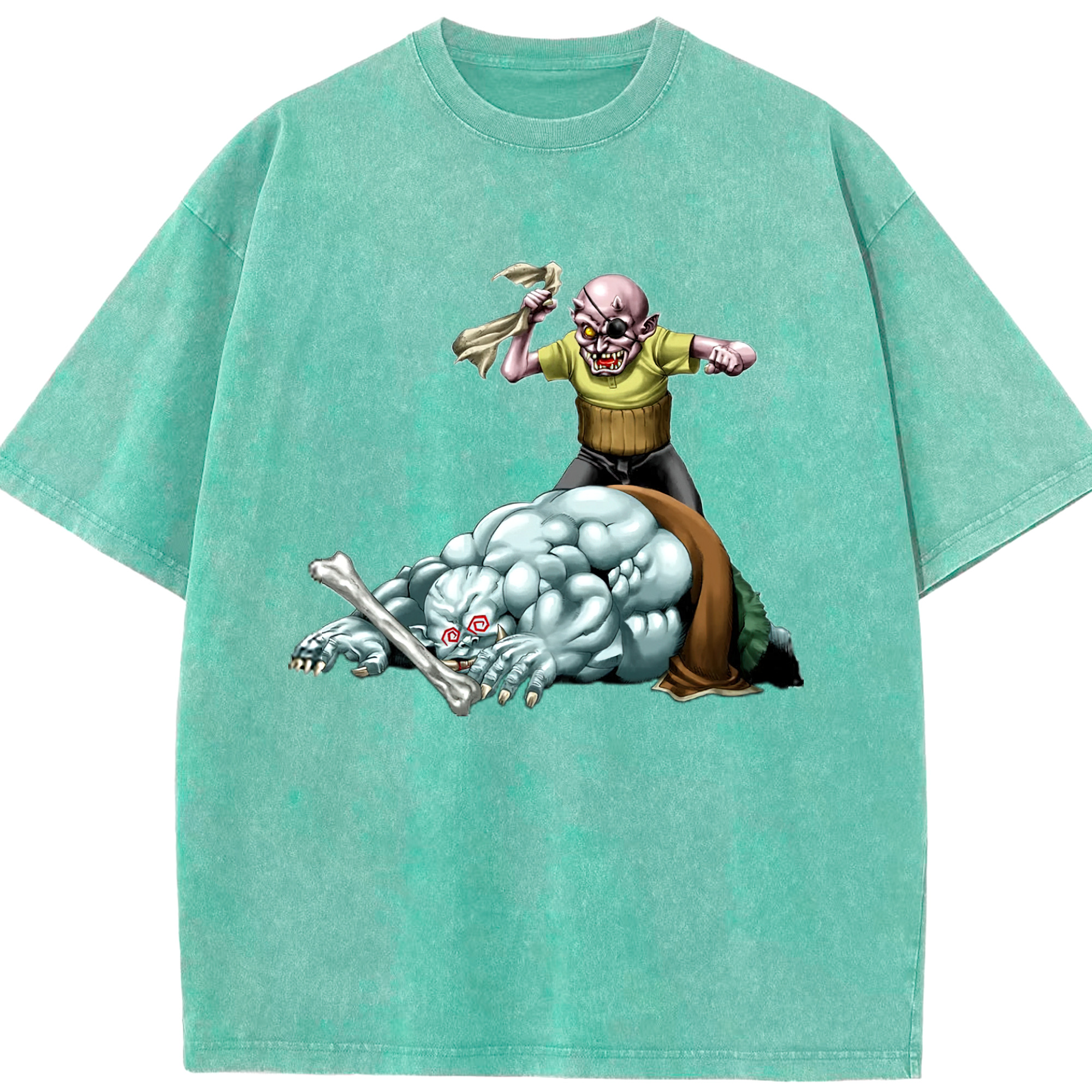 （画像用） 遊☆戯☆王 Yu-Gi-Oh! 綿100% ヴィンテージ風 半袖Tシャツ（フロントプリント）